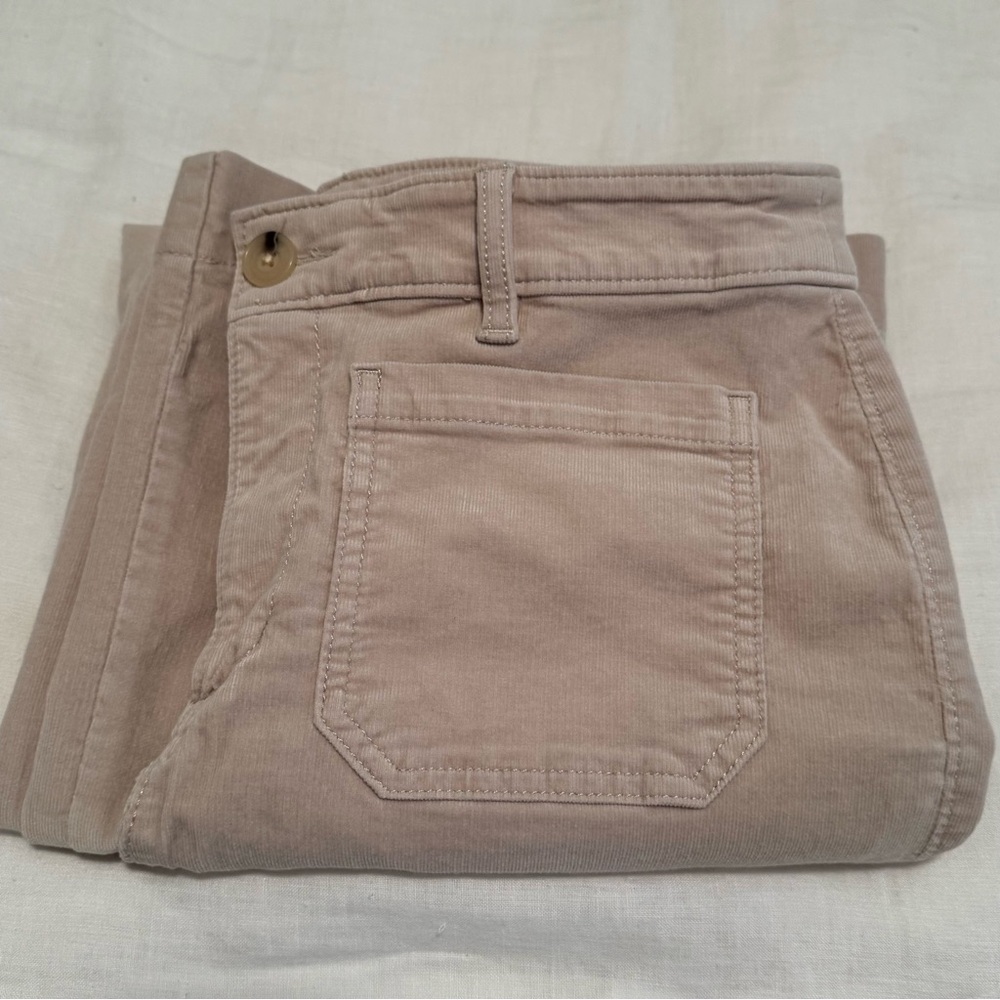 LOFT 🩵 Palmer Wide Leg Pant (Tan Corduroy)